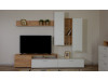 NEVIO-1 OAK KRAFT GOLD / WHITE 