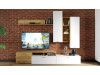 NEVIO-1 OAK KRAFT GOLD / WHITE 